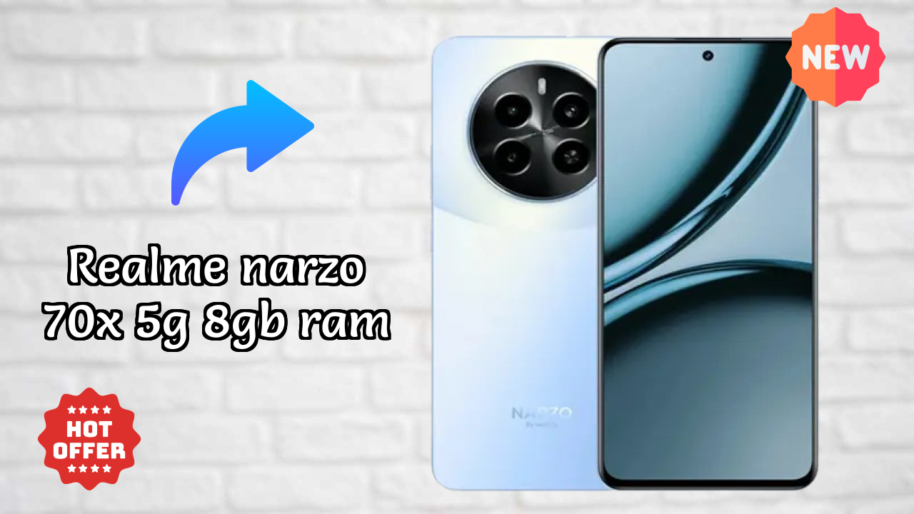 Realme Narzo 70x 5G 8GB RAM Display Technology: IPS LCD Explained